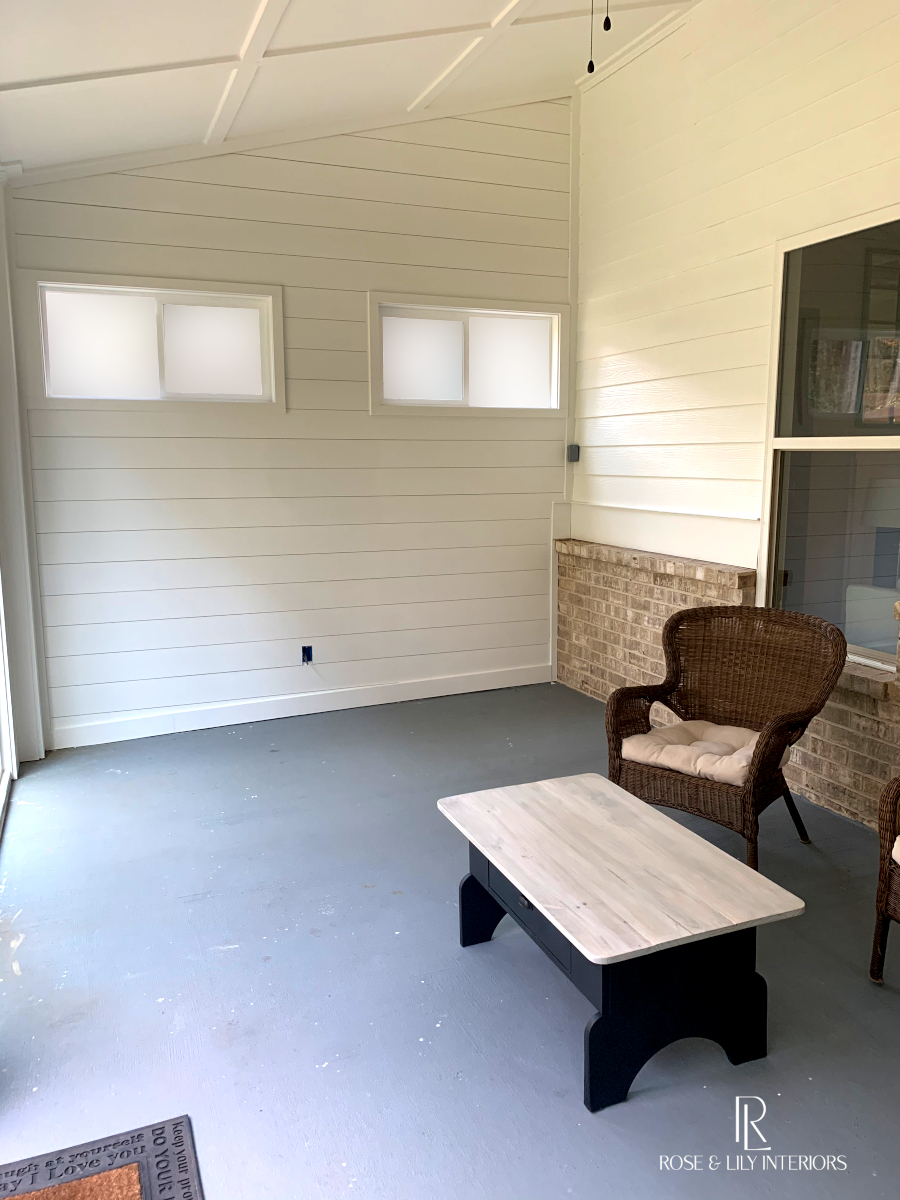 DIY Sunroom – Week 9: Interior Paint