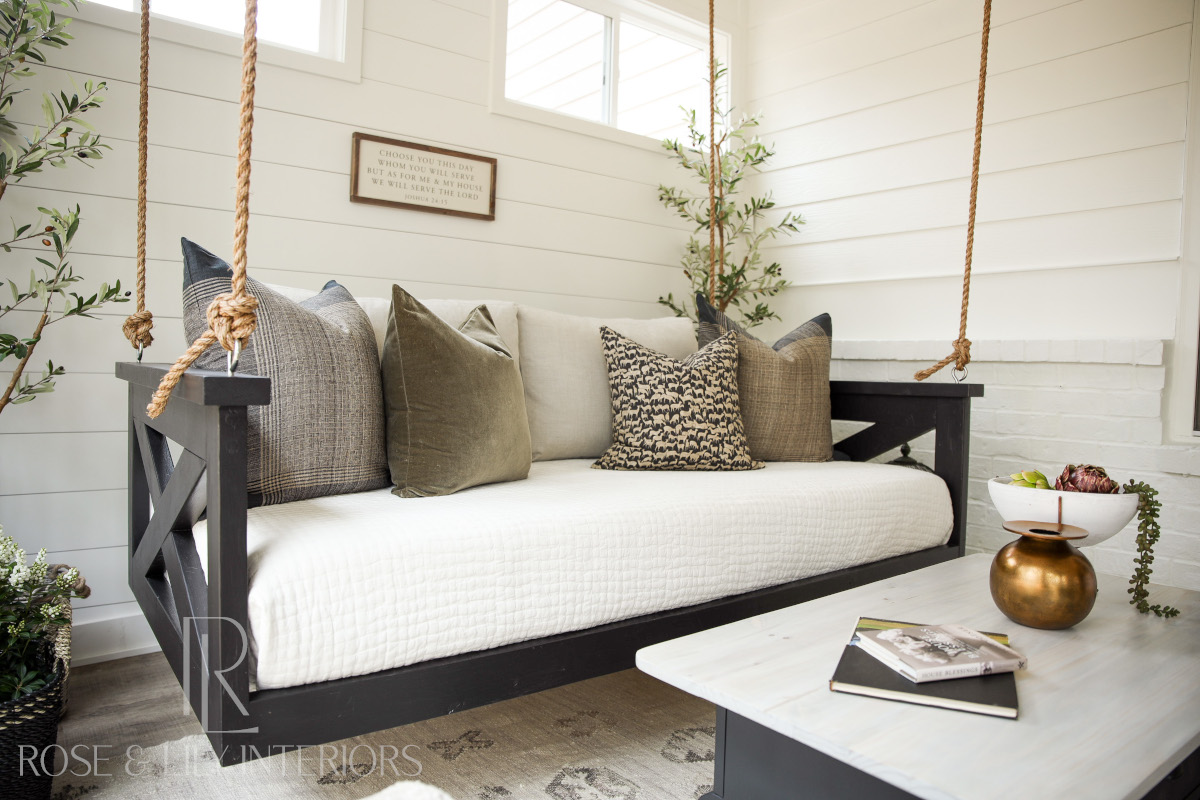 DIY Sunroom: Swing Bed – Part 2